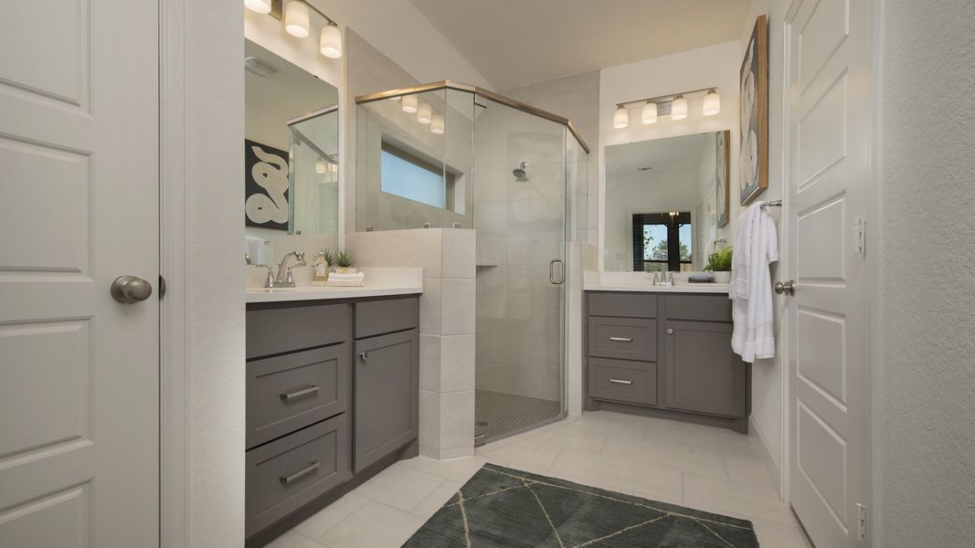 Furnished interior view inside a new home in Brookewater, Rosenberg (Image 13).