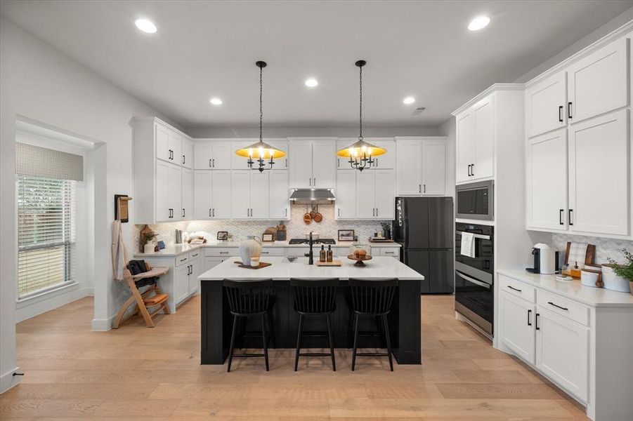 Furnished interior view inside a new home in BridgeWater, Midlothian (Image 6).