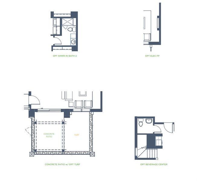 2D floor plan layout for the Augusta 3 by Grenadier Homes in The Tribute, The Colony, TX (Image 2). 2D floor plan layout for the Augusta 3 by Grenadier Homes in The Tribute, The Colony, TX (Image 2).