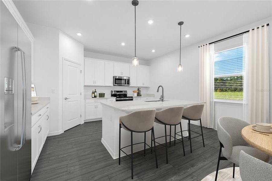 Furnished interior view inside a new home in Hidden Cove, Eustis (Image 11).