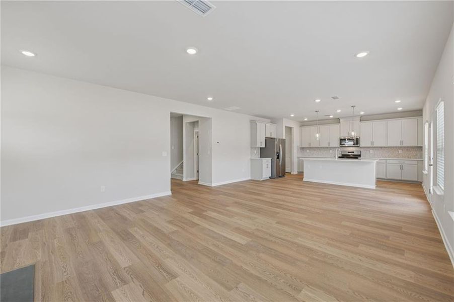 Spacious, unfurnished interior of a new home in Parkside at Grayson, Grayson (Image 37).