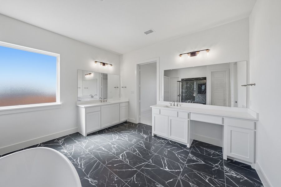 Furnished interior view inside a new home in Park Place - 80' Lots, Prosper (Image 15).