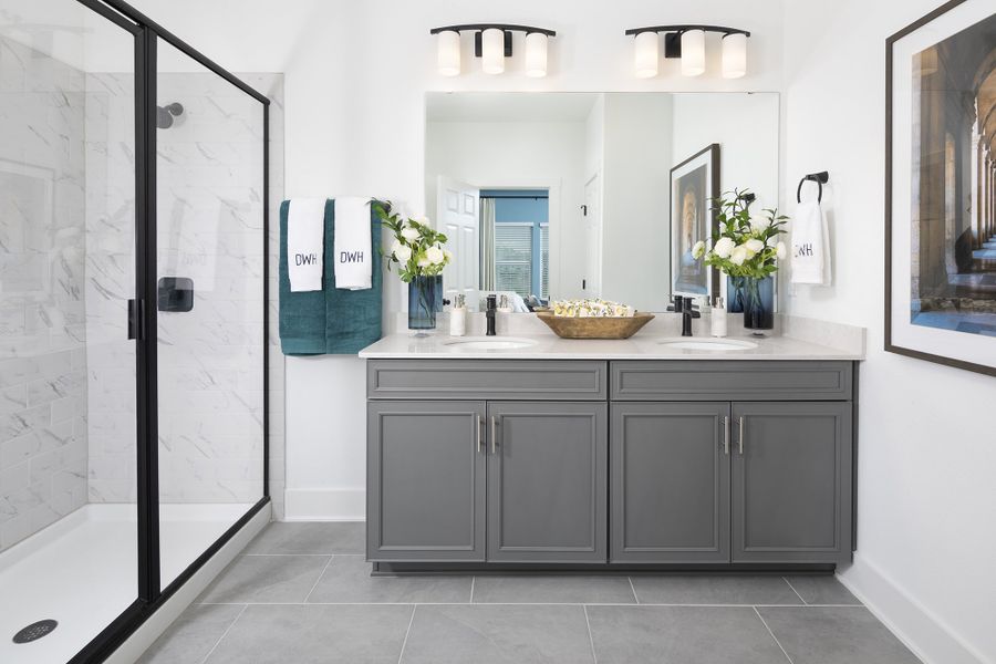 Furnished interior view inside a new home in Kettering at eTown - Traditional Collection, Jacksonville (Image 5).