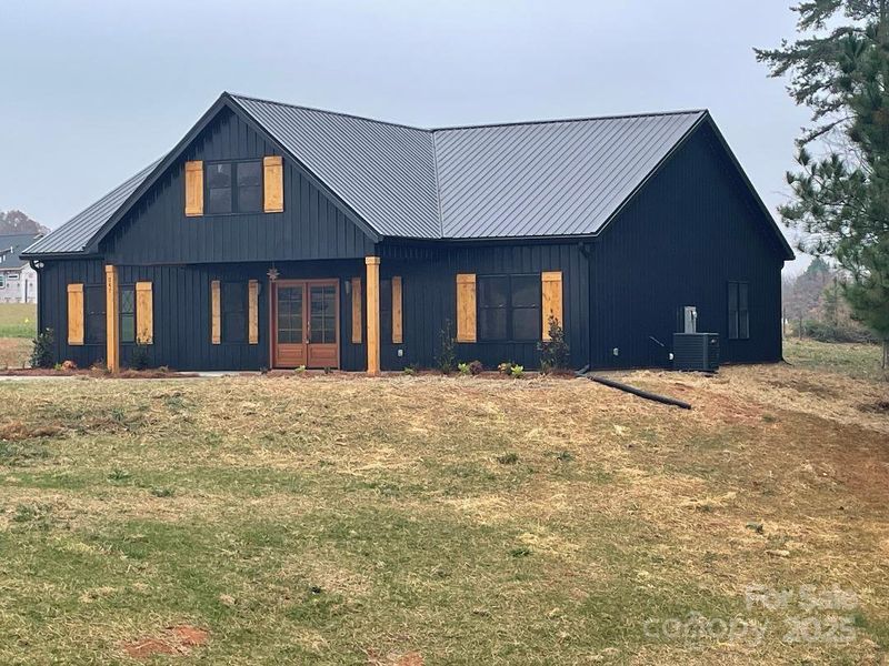 Right side view of home