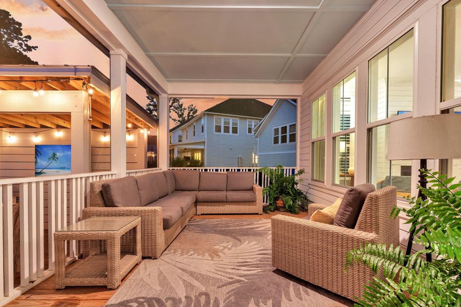 Furnished interior view inside a new home in Carolina Park: Riverside, Mount Pleasant (Image 7). Furnished interior view inside a new home in Carolina Park: Riverside, Mount Pleasant (Image 7).