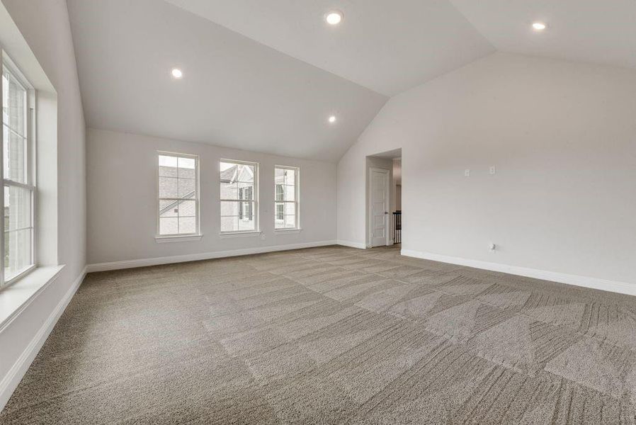 Spacious, unfurnished interior of a new home in Wellspring Estates, Celina (Image 11). Spacious, unfurnished interior of a new home in Wellspring Estates, Celina (Image 11).