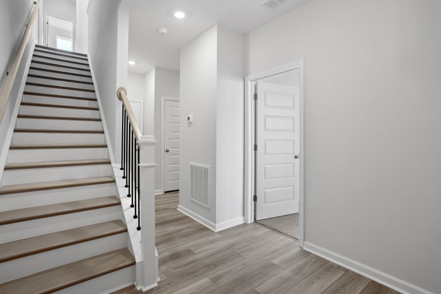 Spacious, unfurnished interior of a new home in Renaissance at White Oak, Garner (Image 16). Spacious, unfurnished interior of a new home in Renaissance at White Oak, Garner (Image 16).