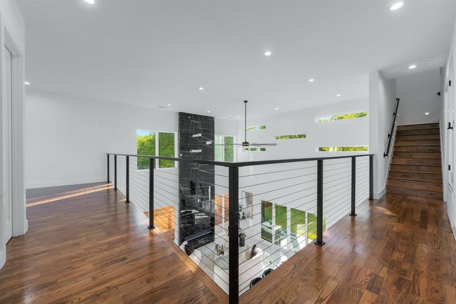 Hallway in the second floor Hallway in the second floor