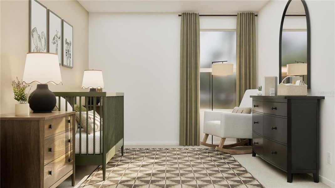 Furnished interior view inside a new home in Crosswinds, Haines City (Image 12).