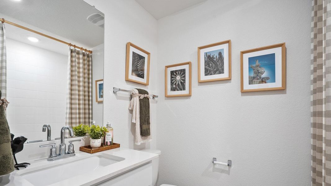 Furnished interior view inside a new home in Rosenbusch Ranch, Leander (Image 22).