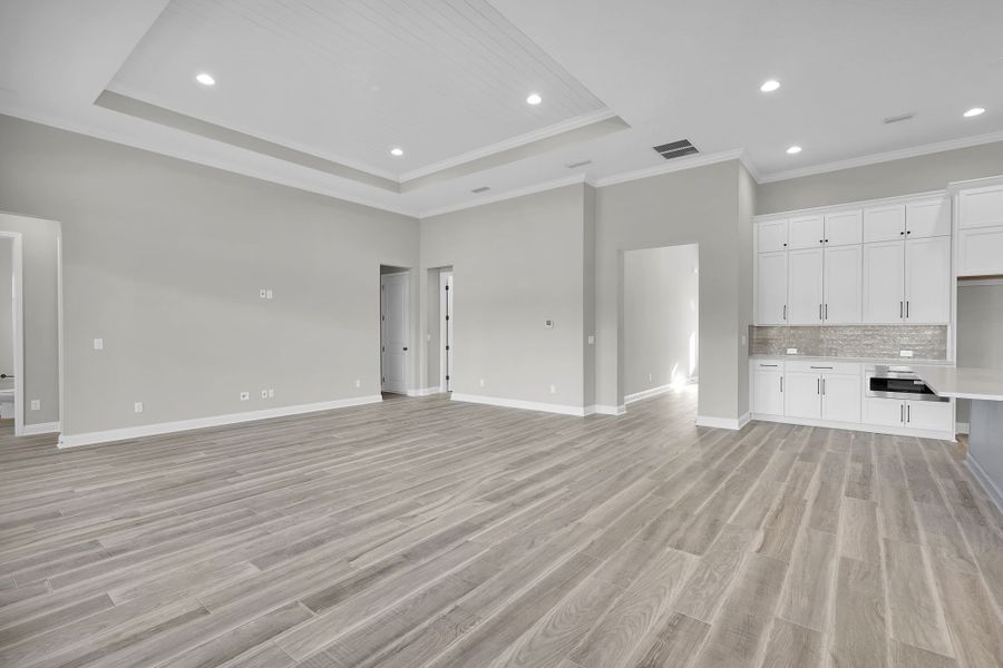 Representative unfurnished interior of a home built from the Riverdale by Riverside Homes in Hidden Creek at SilverLeaf, St. Augustine (Image 38). Representative unfurnished interior of a home built from the Riverdale by Riverside Homes in Hidden Creek at SilverLeaf, St. Augustine (Image 38).