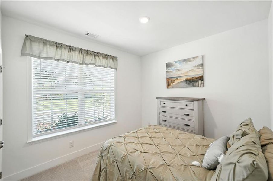 Furnished interior view inside a new home in Hickory Bluffs, Canton (Image 26). Furnished interior view inside a new home in Hickory Bluffs, Canton (Image 26).