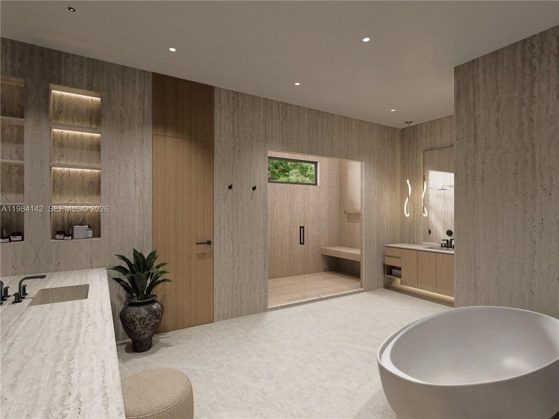 Furnished interior view inside a new home in , Pinecrest (Image 5).