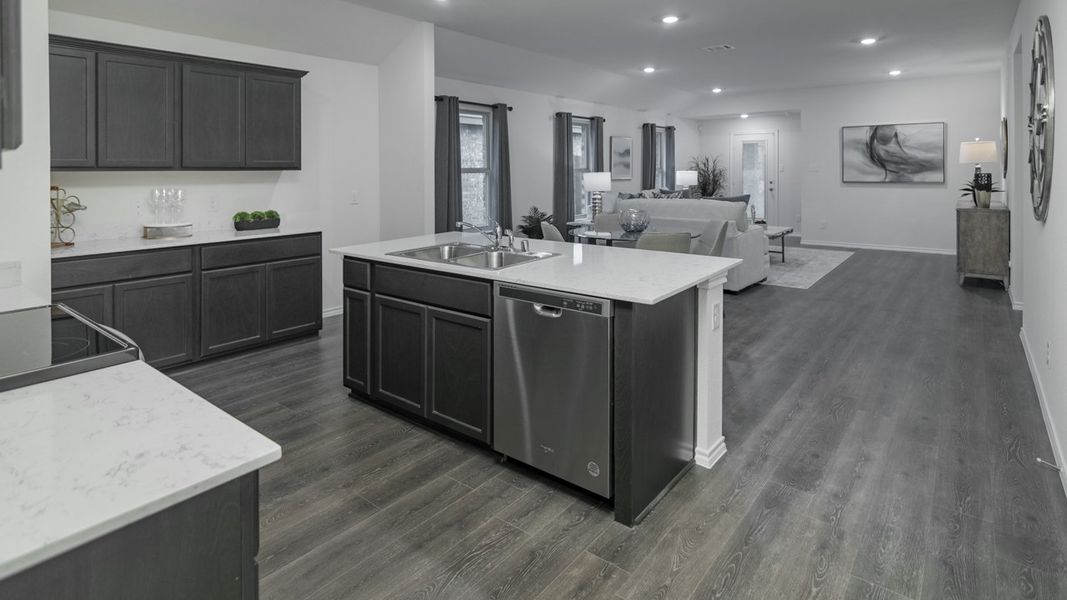 Furnished interior view inside a new home in Valor Farms, Royse City (Image 13).