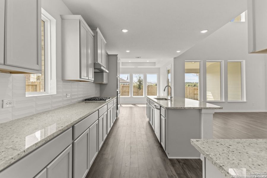 Furnished interior view inside a new home in Homestead, Schertz (Image 10). Furnished interior view inside a new home in Homestead, Schertz (Image 10).