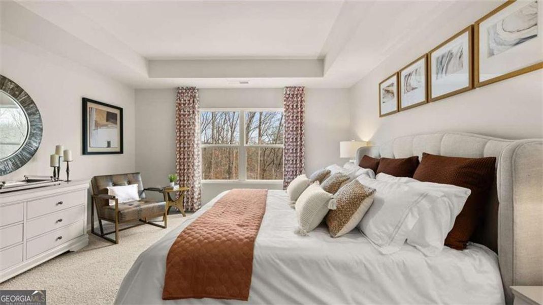 Furnished interior view inside a new home in Echo Glen, Stockbridge (Image 36). Furnished interior view inside a new home in Echo Glen, Stockbridge (Image 36).