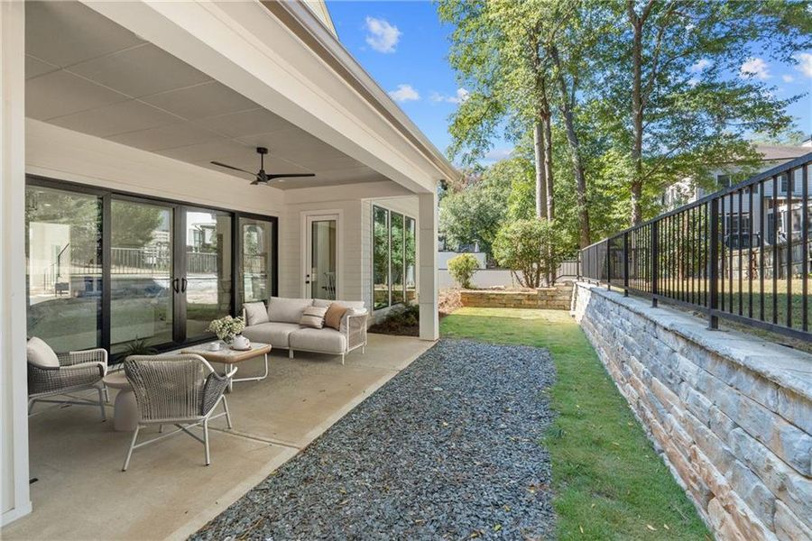Exterior details and patio area of a home in , Brookhaven (Image 2).
