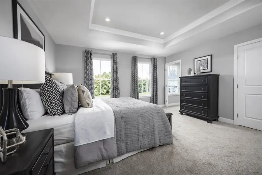 Furnished interior view inside a new home in McCain's Station Townhomes, Gallatin (Image 9).