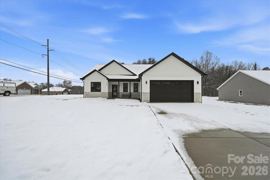 Front exterior of a new home in , Maiden, NC, highlighting curb appeal (Image 23).