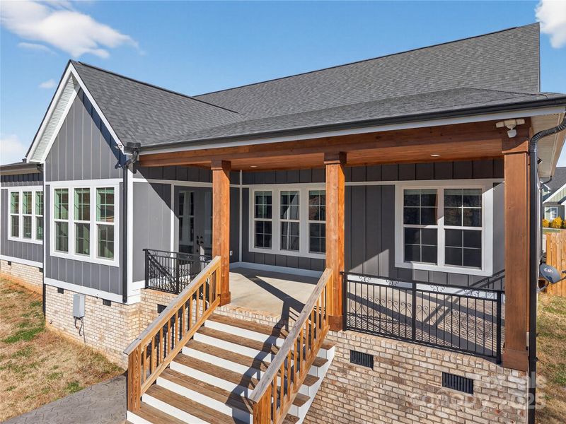 Exterior details and patio area of a home in , Salisbury (Image 21).