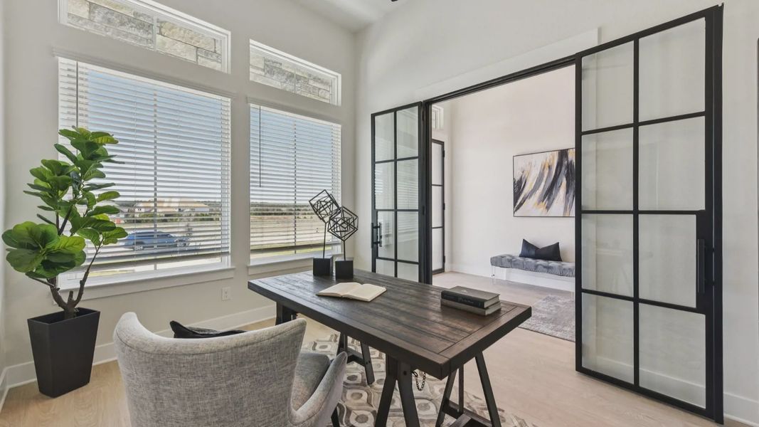 Representative furnished interior of a home built from the Franklin by Chesmar Homes in Feathergrass, Florence (Image 5).