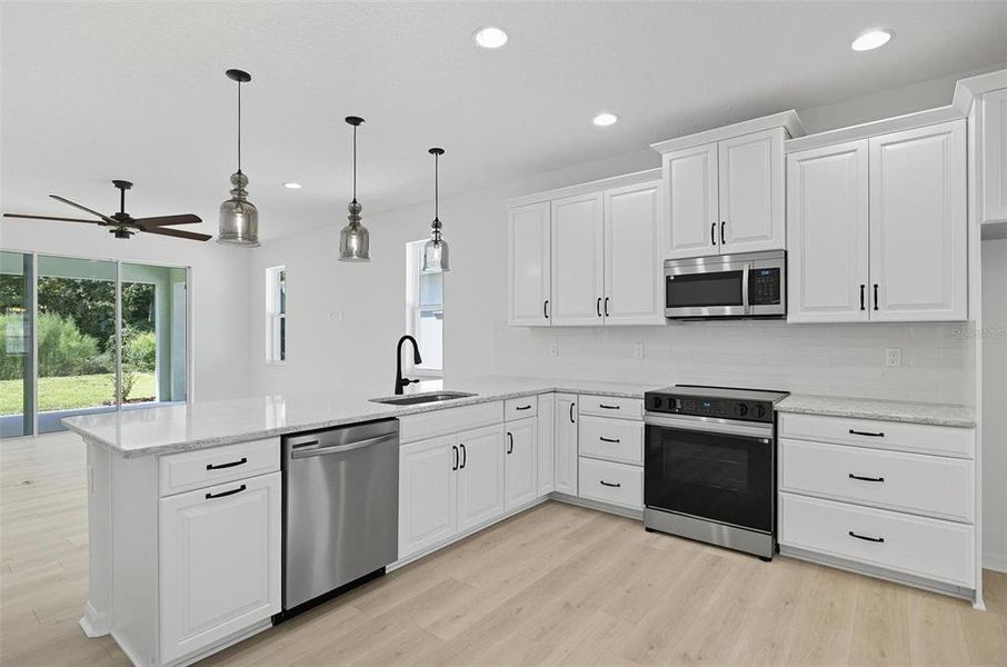 Furnished interior view inside a new home in Matanzas Cove, Palm Coast (Image 6).