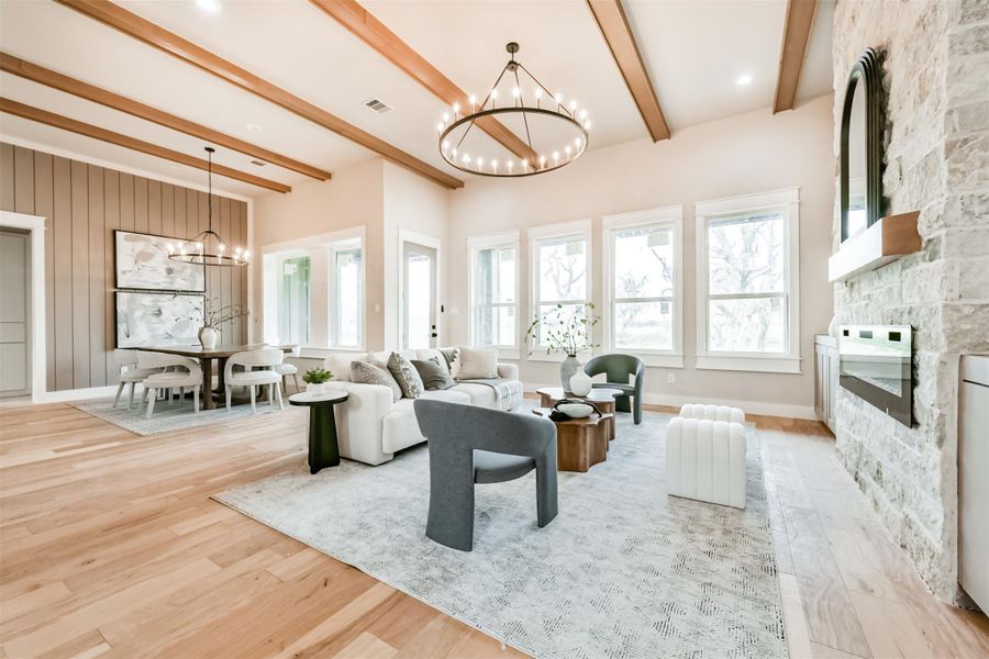 Furnished interior view inside a new home in , Angleton (Image 15). Furnished interior view inside a new home in , Angleton (Image 15).