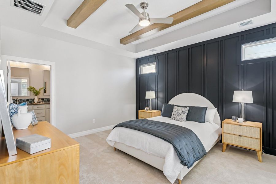 Representative furnished interior of a home built from the Haven by Perfection Builders in The Courtyards at Cornerstone, Andover (Image 6).