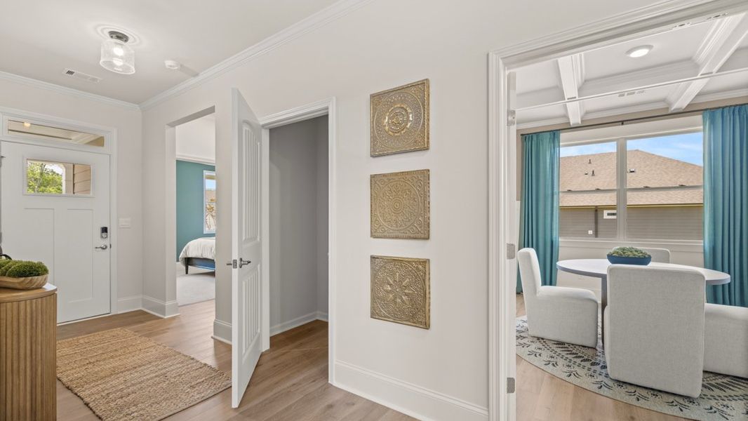 Representative furnished interior of a home built from the Bristol by D.R. Horton in Hamptons at Riverwood North, Dallas (Image 7).