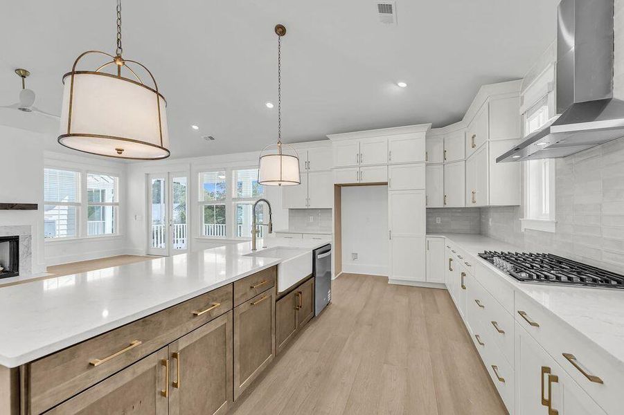 Furnished interior view inside a new home in Central Park, Charleston (Image 11).