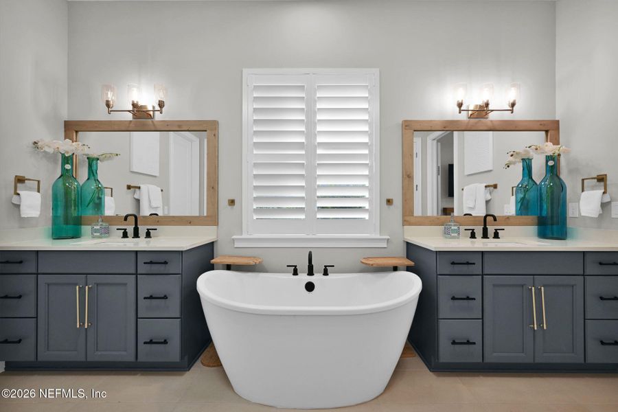 Furnished interior view inside a new home in Palmetto Cove, Ponte Vedra (Image 12).