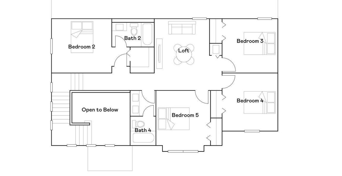2D floor plan layout of this home in , Loxahatchee, FL (Image 4).