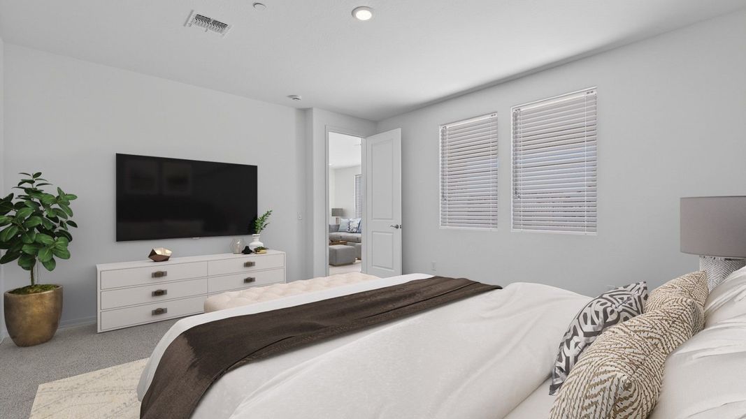 Furnished interior view inside a new home in The Ridge at Sienna Hills, Buckeye (Image 9).