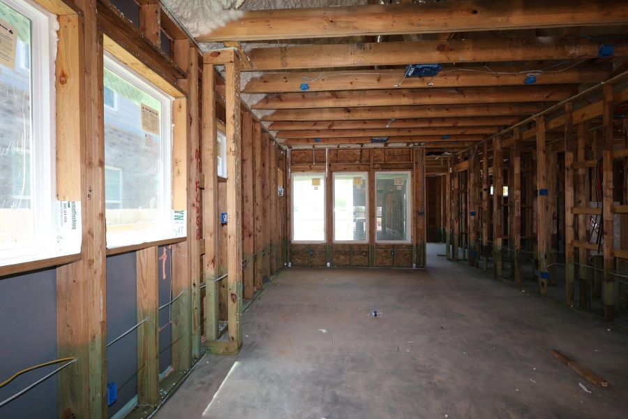 In-progress construction of a new home in The Grand Prairie - Meadow Collection, Hockley, TX (Image 6). In-progress construction of a new home in The Grand Prairie - Meadow Collection, Hockley, TX (Image 6).