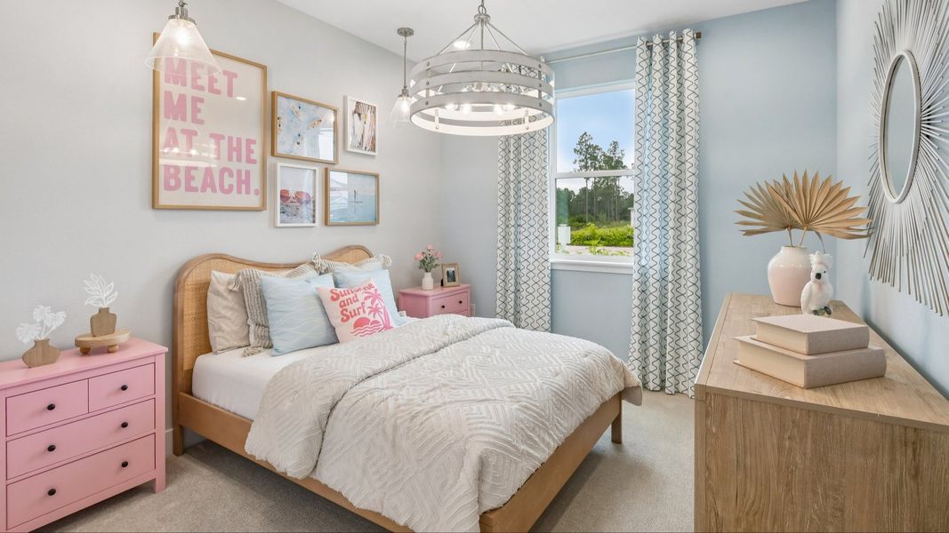 Representative furnished interior of a home built from the Marigold by DRB Homes in Ardisia Park, New Smyrna Beach (Image 64).