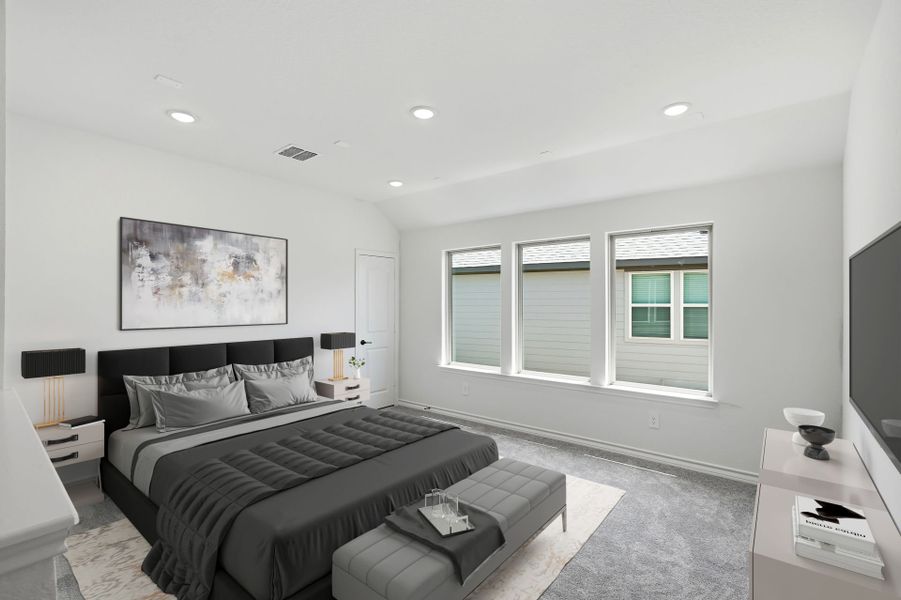 Furnished interior view inside a new home in Davis Ranch, San Antonio (Image 4).