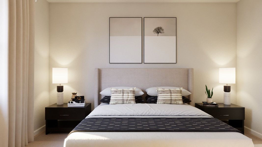 Representative furnished interior of a home built from the The Griffith by Legend Homes in Ridgeland Hills, Willis (Image 10).