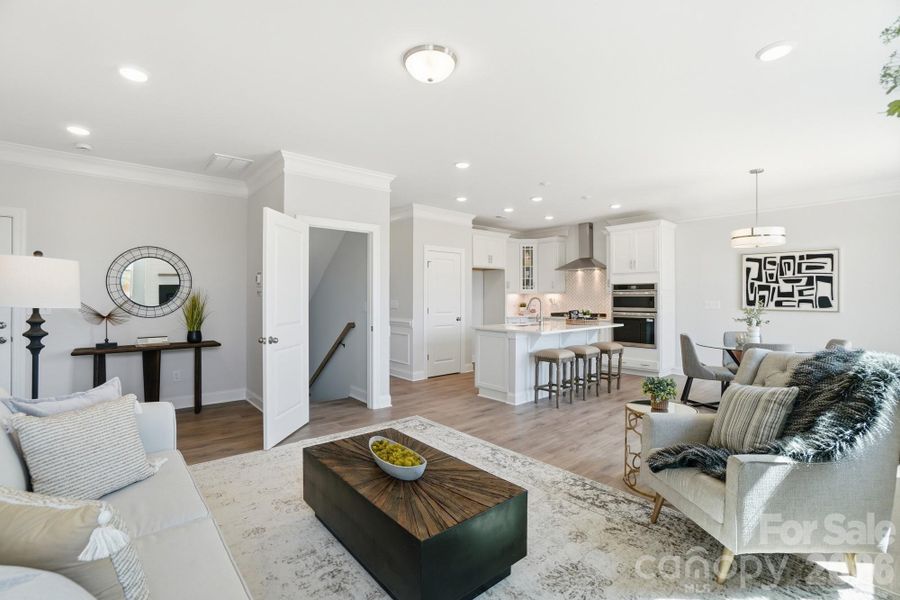Furnished interior view inside a new home in The Meadows at Laurelbrook, Sherrills Ford (Image 16).