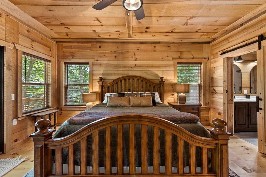 Furnished interior view inside a new home in , Ellijay (Image 29).