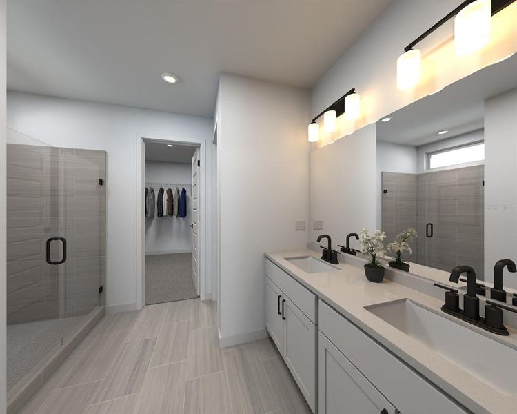 Furnished interior view inside a new home in Coasterra - Reserve Series, Palmetto (Image 9).