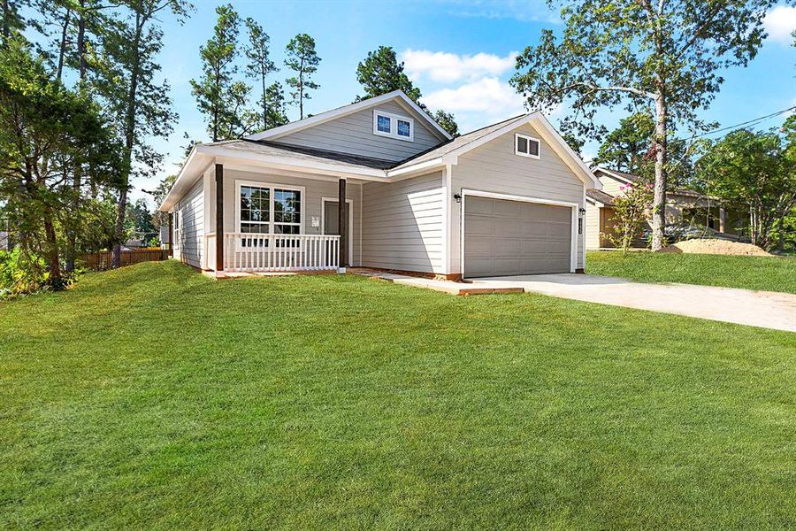 Welcome Home!  Almost completed, new construction,  1 story home with 2 car garage, by Stonecreek Builders.