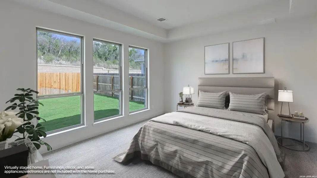 Furnished interior view inside a new home in Ladera, San Antonio (Image 11).