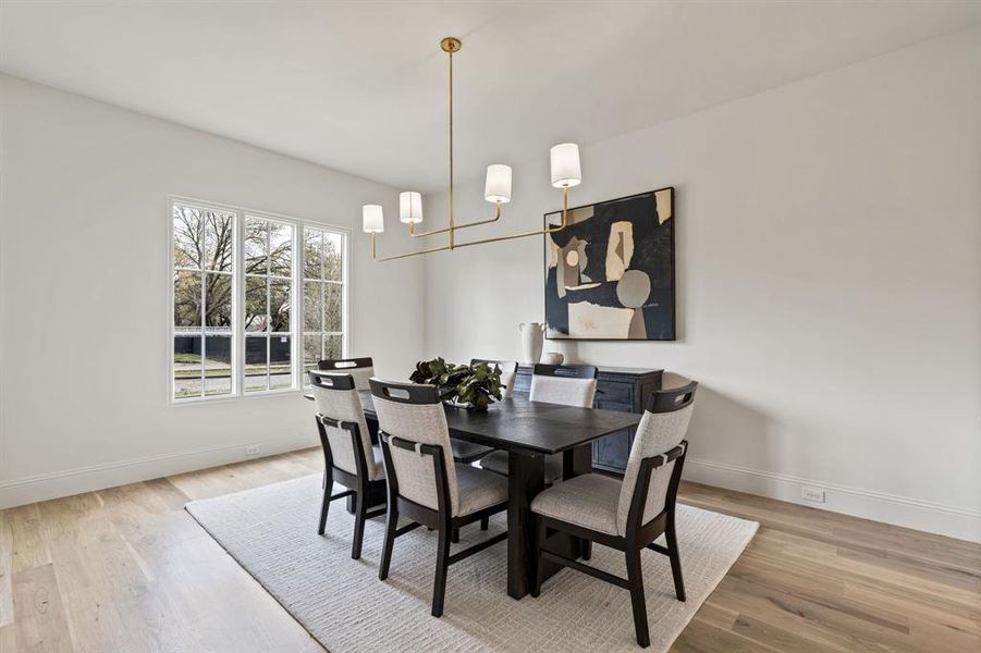 Furnished interior view inside a new home in , Dallas (Image 9).