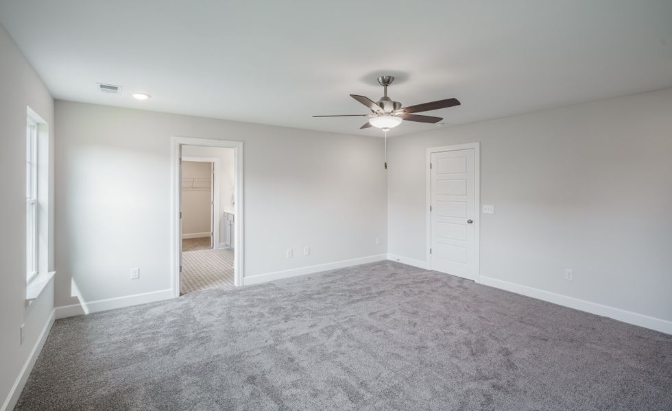 Representative unfurnished interior of a home built from the The Harrison by Cothran Homes in Holly Ridge, Greenville (Image 40). Representative unfurnished interior of a home built from the The Harrison by Cothran Homes in Holly Ridge, Greenville (Image 40).
