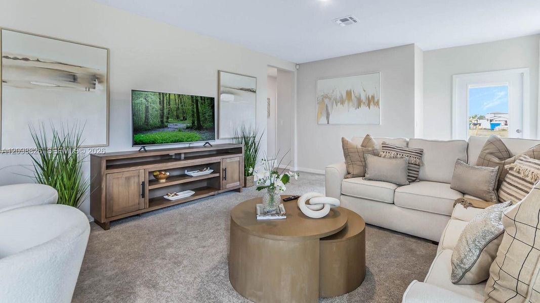 Furnished interior view inside a new home in Cascades, Davenport (Image 25).
