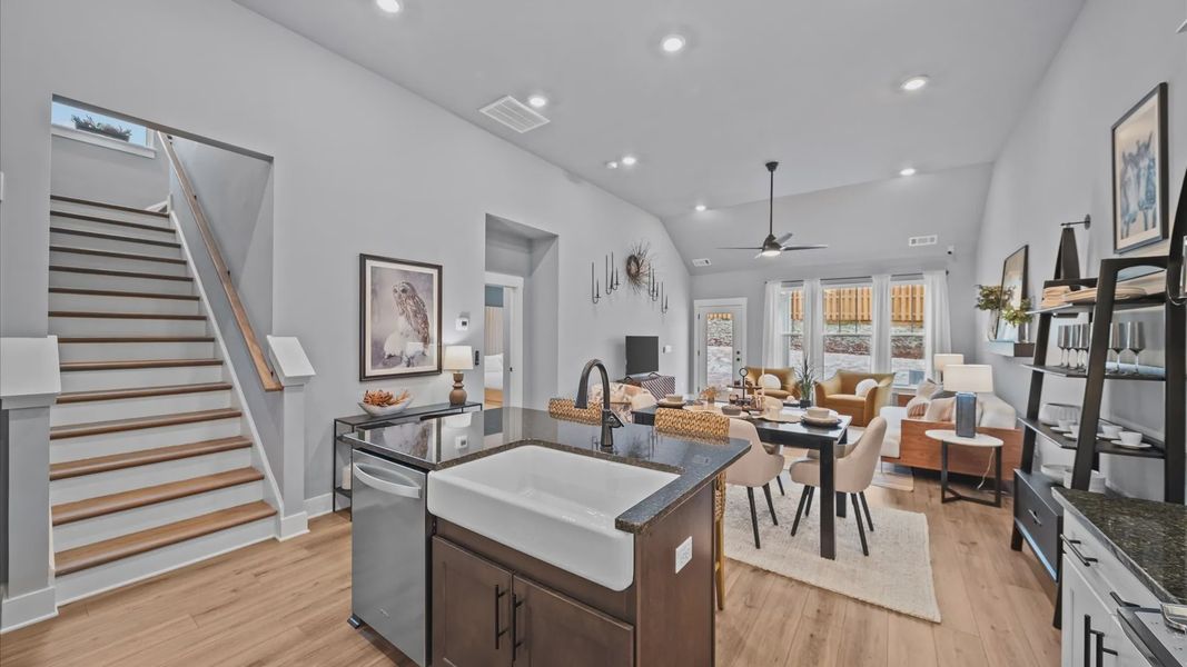 Representative furnished interior of a home built from the Summit by DRB Homes in Aspen Ridge, Lyman (Image 10). Representative furnished interior of a home built from the Summit by DRB Homes in Aspen Ridge, Lyman (Image 10).