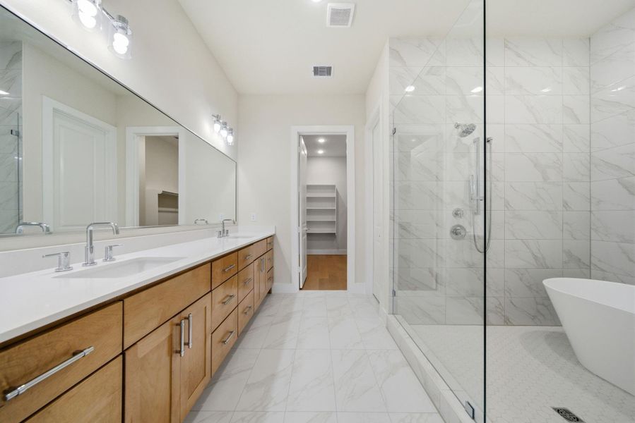 Furnished interior view inside a new home in Spring Valley Creek, Houston (Image 7).