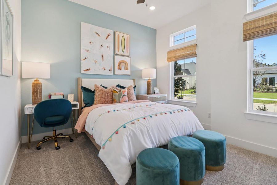 Furnished interior view inside a new home in Audubon, Magnolia (Image 18). Furnished interior view inside a new home in Audubon, Magnolia (Image 18).