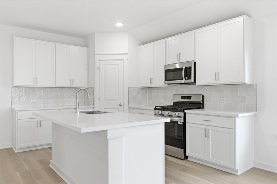 Furnished interior view inside a new home in Infinity Square, Kyle (Image 9).