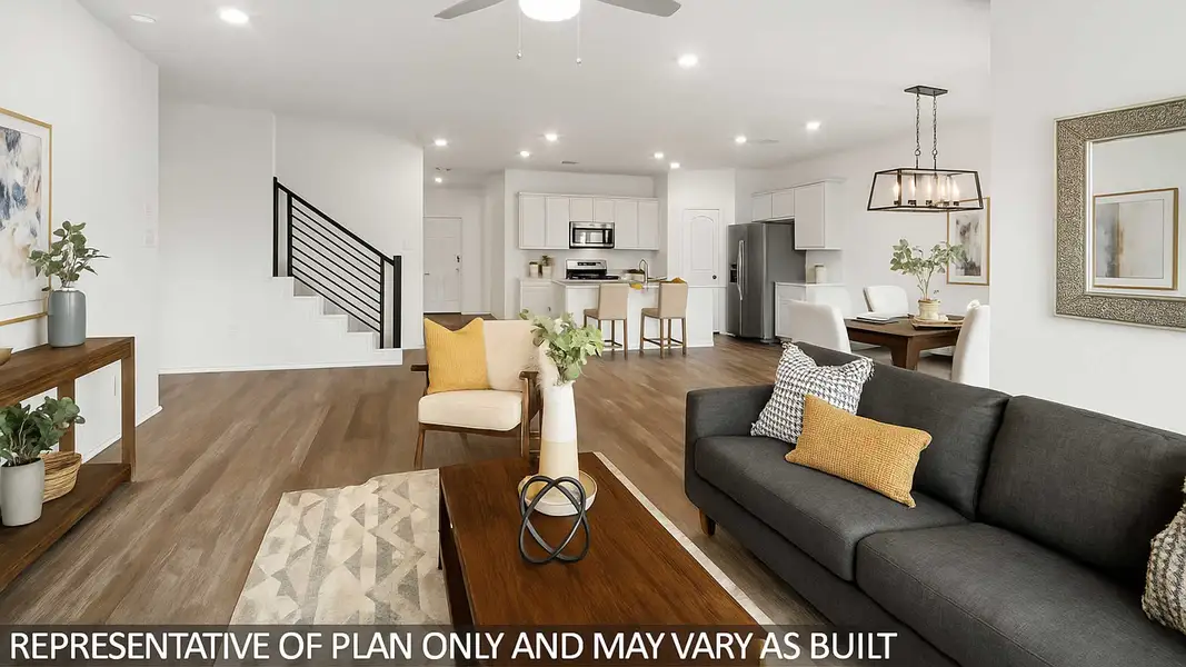 Furnished interior view inside a new home in Sunterra Lakes, Brookshire (Image 3).